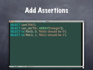 Unit Test Your Database