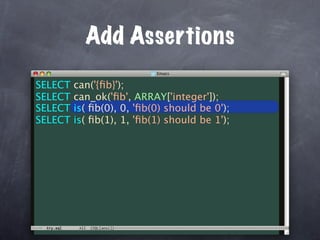 Unit Test Your Database