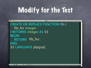 Unit Test Your Database