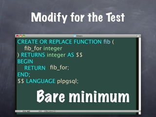 Unit Test Your Database