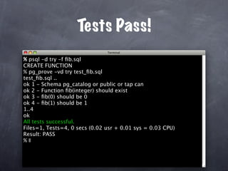 Unit Test Your Database