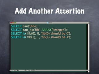 Unit Test Your Database