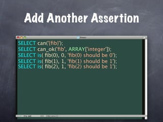 Unit Test Your Database