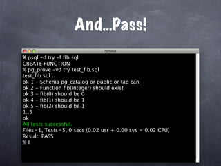 Unit Test Your Database