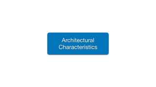 Architectural 

Characteristics
 