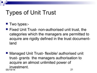 Unit Trust Examples Unit trust | PPT
