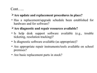 Implement maintenance procedures Unit Two.pptx