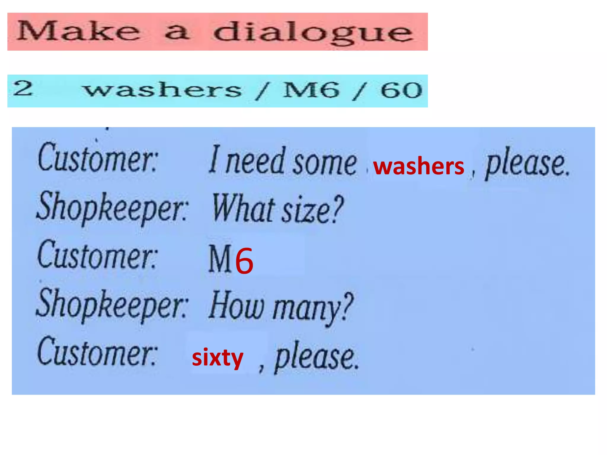 washers
6
sixty