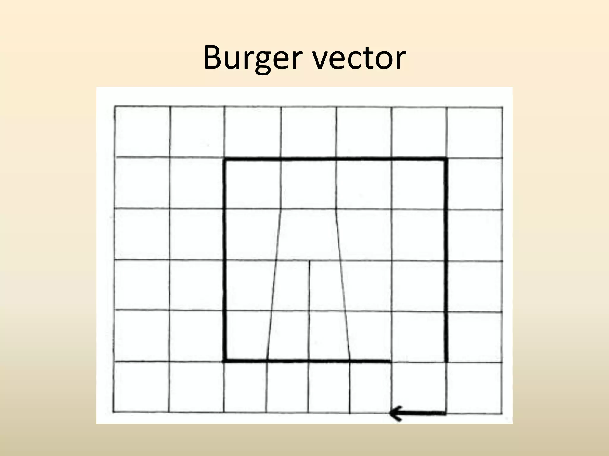 Burger vector
 