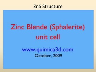 ZnS Structure
 