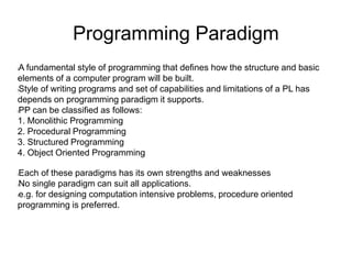 Object oriented programming in python | PPT
