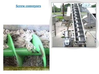 Screw conveyors
 