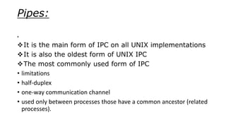 Process Communication IPC in LINUX Environments | PPT