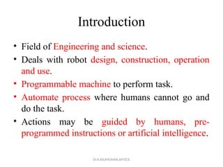 Robotics and Automation for ECE Engineers | PPTX