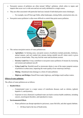 Air and Water Pollution: Detailed Descripition | PDF