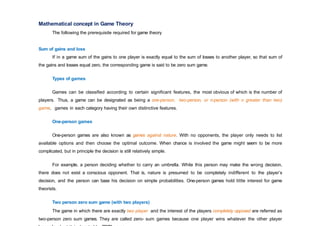 Opposed Game Example Unit_V.Game theory.pptxzxnbxjjbXjbM mBBM | PPTX