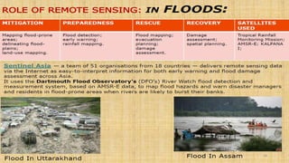 Role of remote sensing in GIS in disaster management | PDF