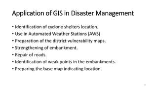 Role of remote sensing in GIS in disaster management | PDF