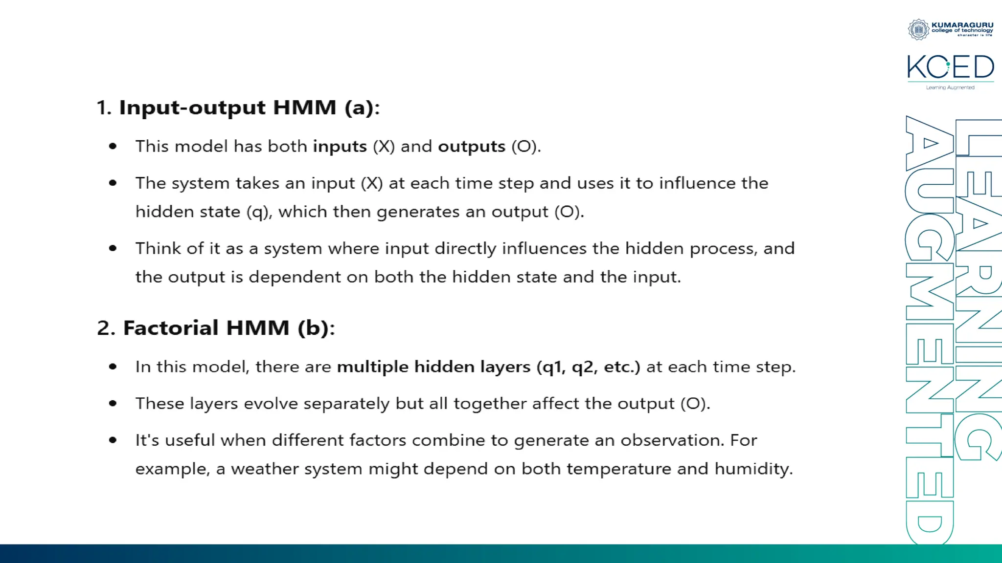 Unit V -Graphical Models in artificial intelligence and machine learning