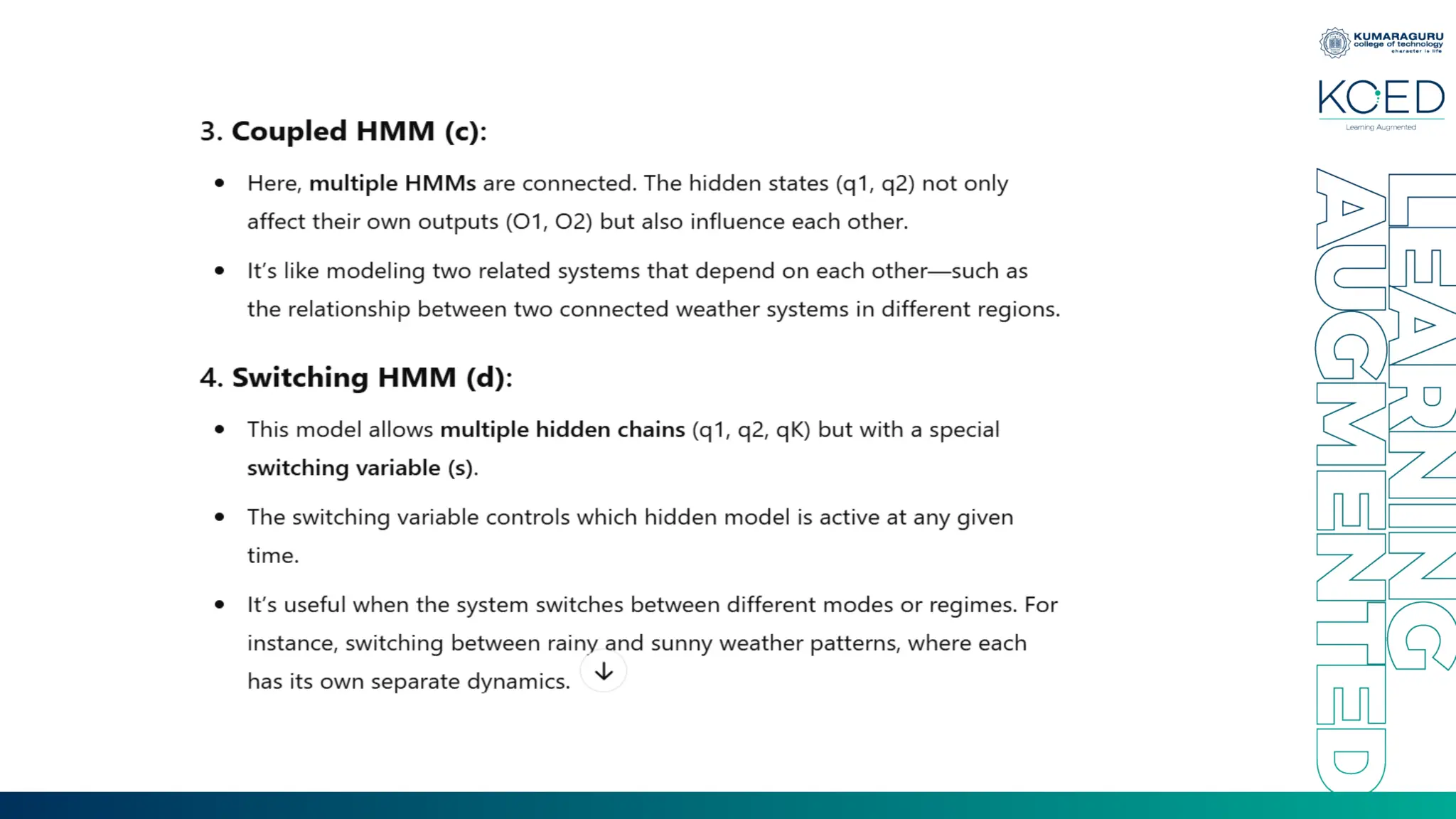 Unit V -Graphical Models in artificial intelligence and machine learning
