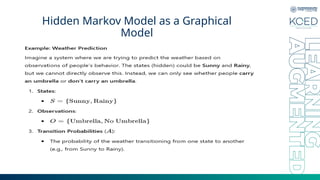 Hidden Markov Model as a Graphical
Model
 