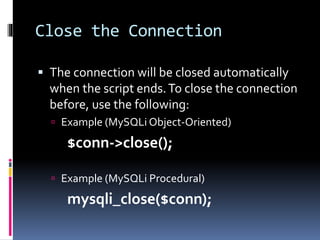 FYBSC IT Web Programming Unit V Advanced PHP and MySQL | PPT
