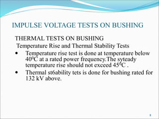 UNIT V-High Voltage Testing of Insulators PPT.pdf