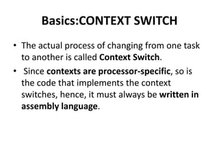 SYBSC IT SEM IV EMBEDDED SYSTEMS UNIT V Real Time Operating System ...