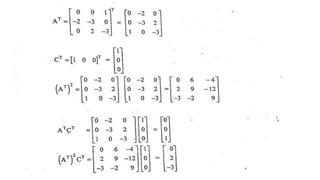 CONTROL SYSTEM ANALYSIS USING STATE VARIABLE METHODS