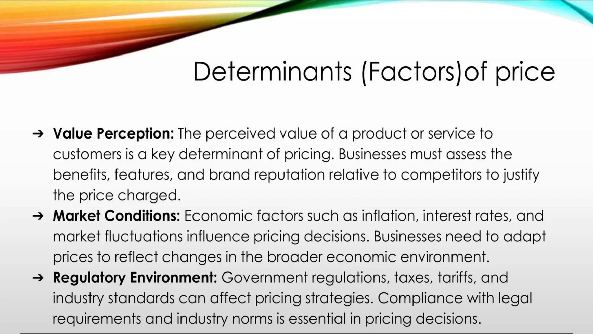 B Pharmacy 8th Semester PPM unit 5 PRICING