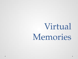 Virtual
Memories
 