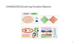 CHAMELEON (Clustering Complex Objects)
44
 