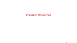 79
Evaluation of Clustering
79
 