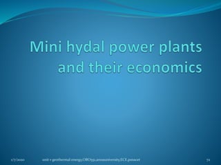 1/7/2020 unit v geothermal energy,ORO551,annauniversity,ECE,psnacet 72
 