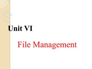 File Description Purpose file management description with attributes | PPTX