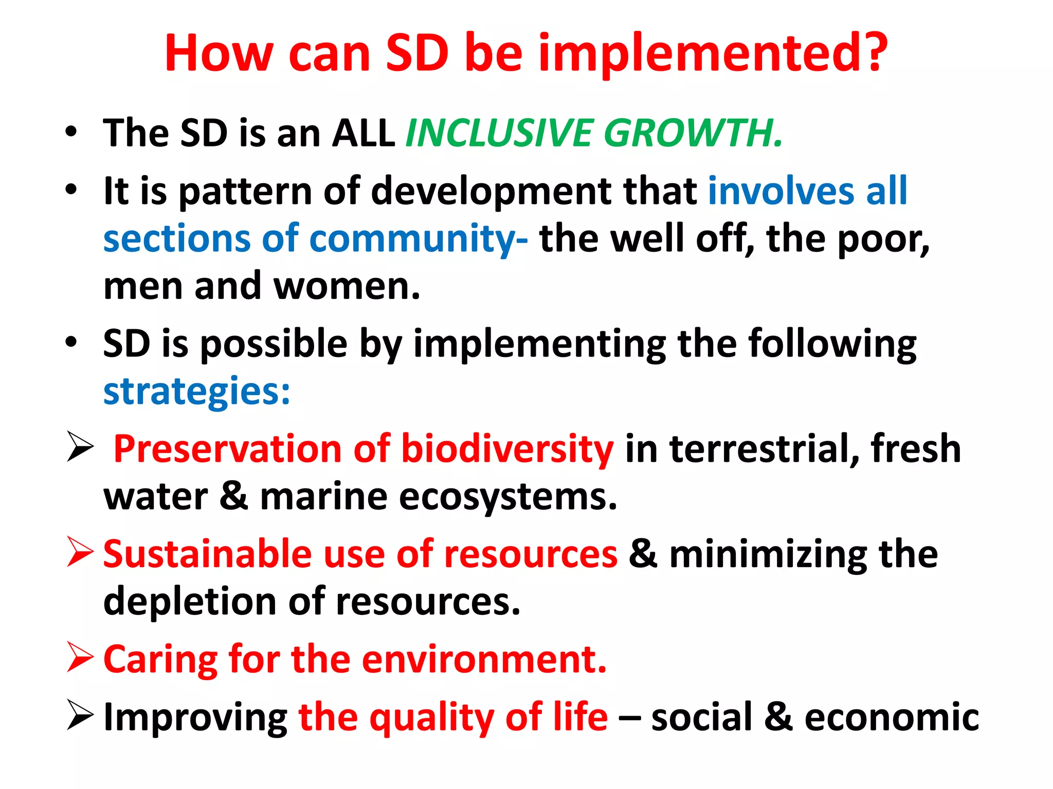 SUSTAINABLE DEVELOPMENT | PPTX