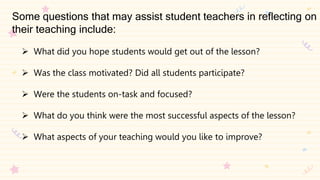 Duties and Responsibilities of Student Teacher | PPTX