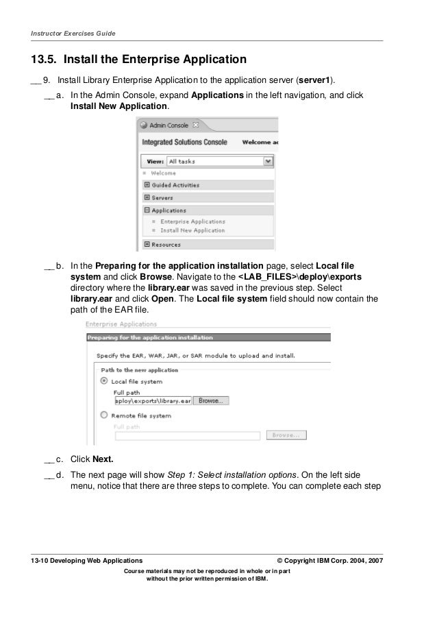 How To Deploy A J2ee Application