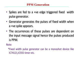 PPM Generation
 