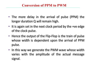 Conversion of PPM to PWM
 