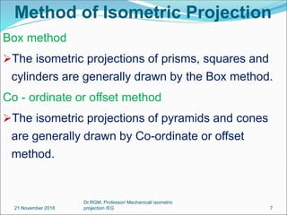 The Isometric Projection Methods Unit v isometric projection | PDF
