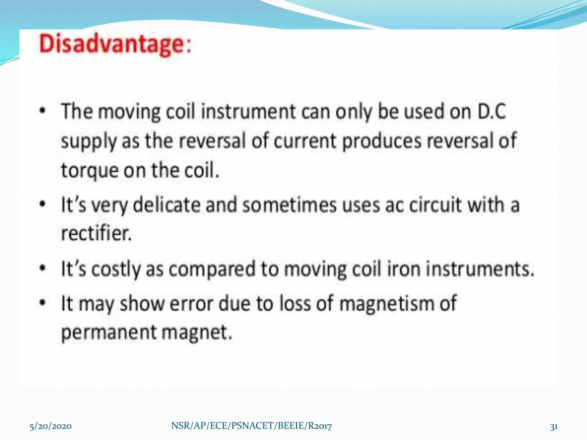 5/20/2020 31NSR/AP/ECE/PSNACET/BEEIE/R2017
 