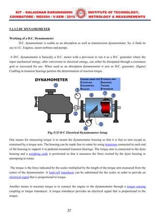 Unit v MEASUREMENT OF POWER, FLOW AND TEMPERATURE RELATED PROPERTIES | PDF