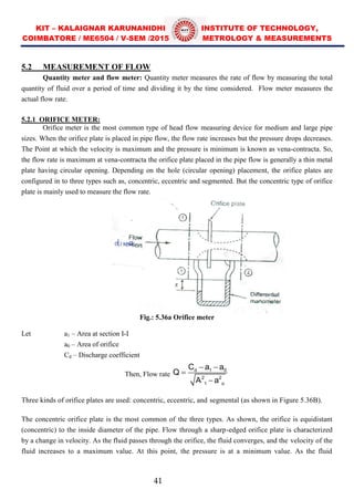 Unit v MEASUREMENT OF POWER, FLOW AND TEMPERATURE RELATED PROPERTIES PDF