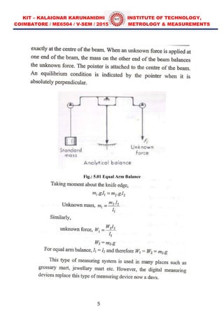 Unit v MEASUREMENT OF POWER, FLOW AND TEMPERATURE RELATED PROPERTIES | PDF