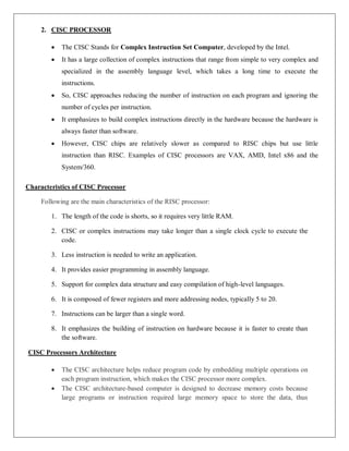 Cisc Sample Code CS304PC:Computer Organization and Architecture UNIT V_merged_merged.pdf