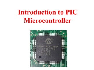 Pic In Microprocessor UNIT V PIC for embedded system and peripheral interface.pptx