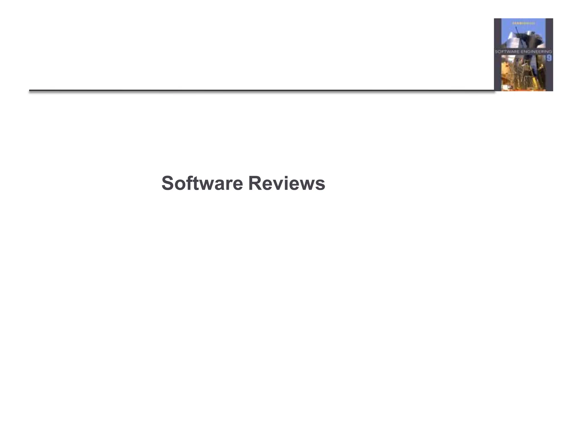 Software Reviews
 