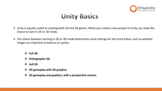 The Basics of Unity - The Game Engine