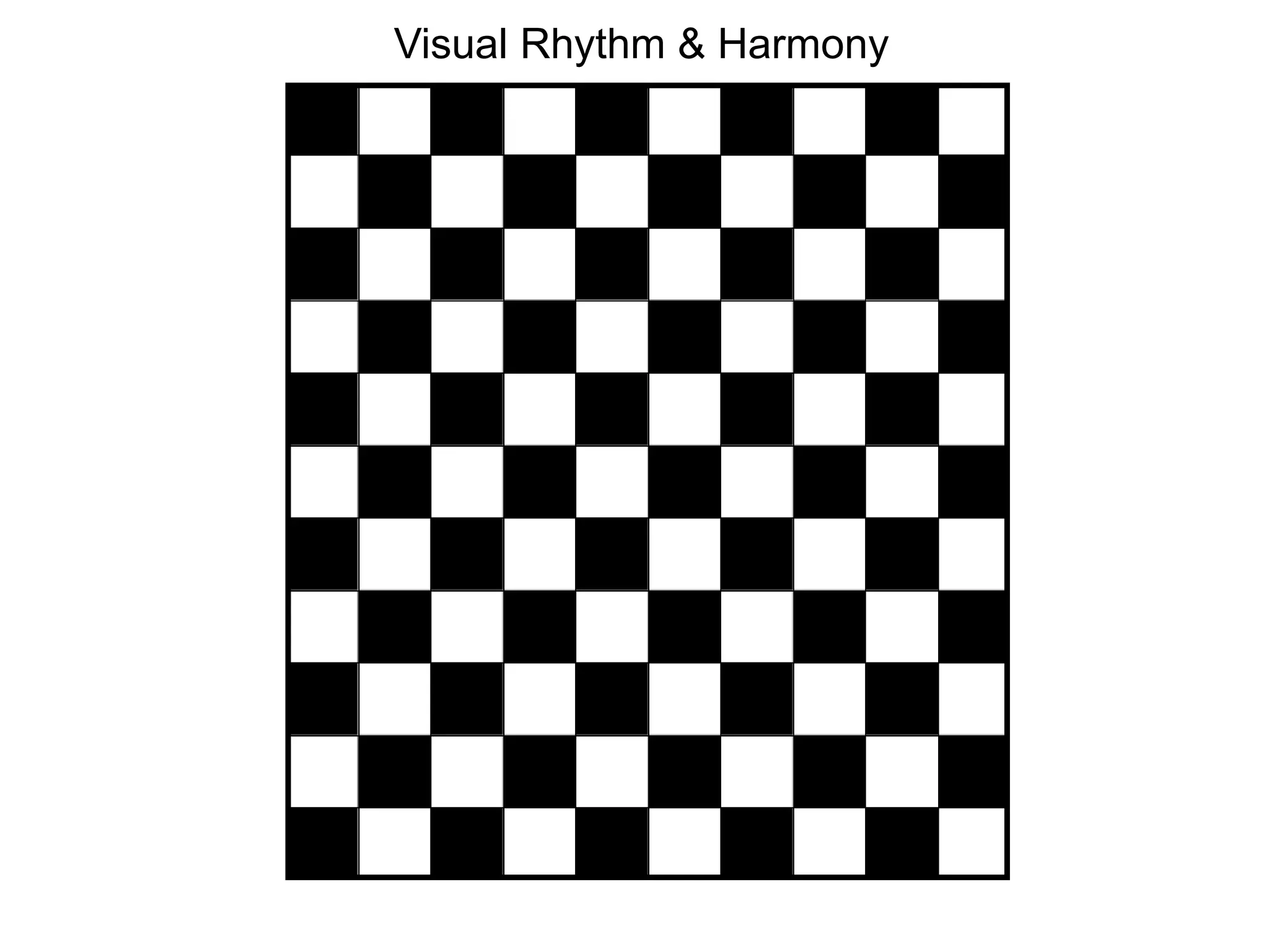 Visual Rhythm & Harmony
 